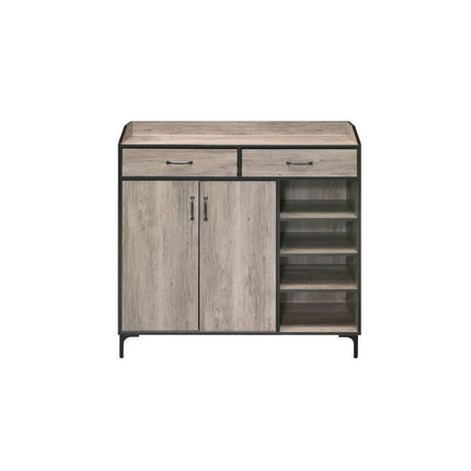 ACME 97783 Pavati Cabinet, Rustic Gray Oak