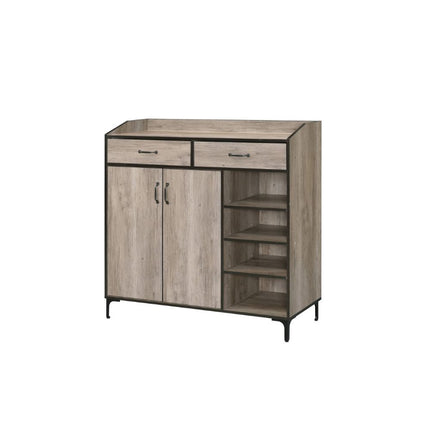 ACME 97783 Pavati Cabinet, Rustic Gray Oak