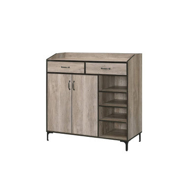ACME 97783 Pavati Cabinet, Rustic Gray Oak ACME Furniture