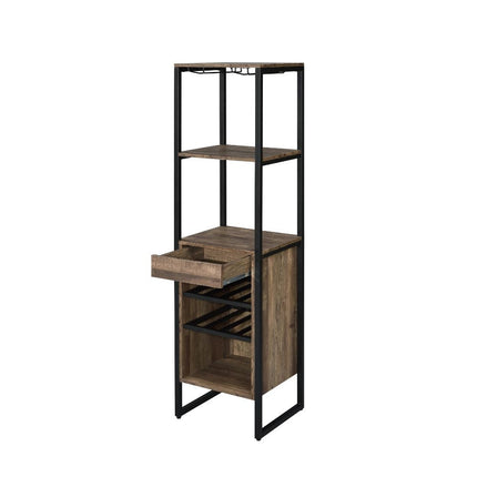 ACME 97800 Narik Wine Rack, Weathered Oak