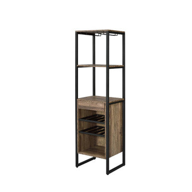 ACME 97800 Narik Wine Rack, Weathered Oak ACME Furniture