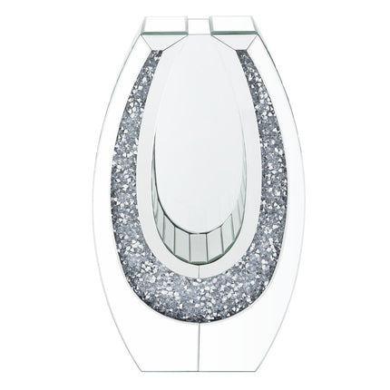 ACME 97818 Noralie Accent Decor, Mirrored & Faux Diamonds