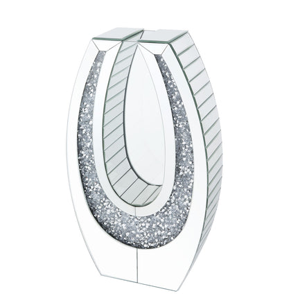 ACME 97818 Noralie Accent Decor, Mirrored & Faux Diamonds