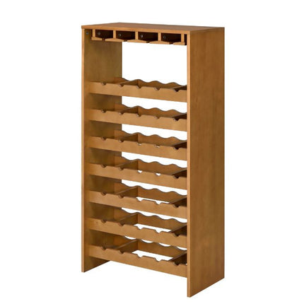 ACME 97838 Hanzi Wine Cabinet, Oak Finish