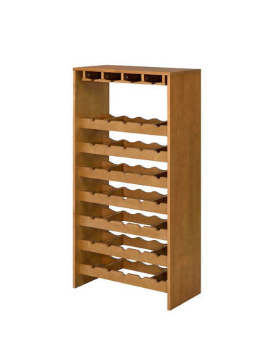 ACME 97838 Hanzi Wine Cabinet, Oak Finish ACME Furniture