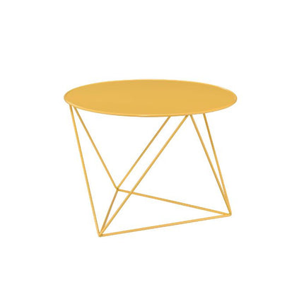 ACME 97841 Epidia Accent Table, Yellow Finish