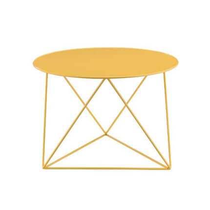 ACME 97841 Epidia Accent Table, Yellow Finish