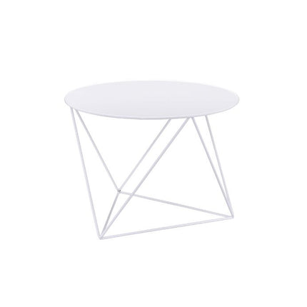 ACME 97842 Epidia Accent Table, White Finish