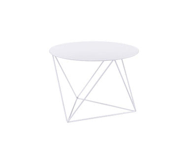 ACME 97842 Epidia Accent Table, White Finish ACME Furniture