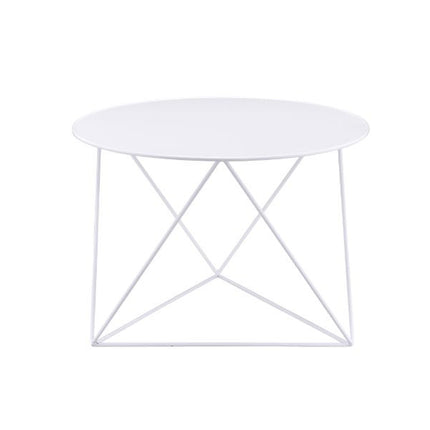 ACME 97842 Epidia Accent Table, White Finish