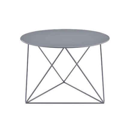 ACME 97843 Epidia Accent Table, Gray Finish