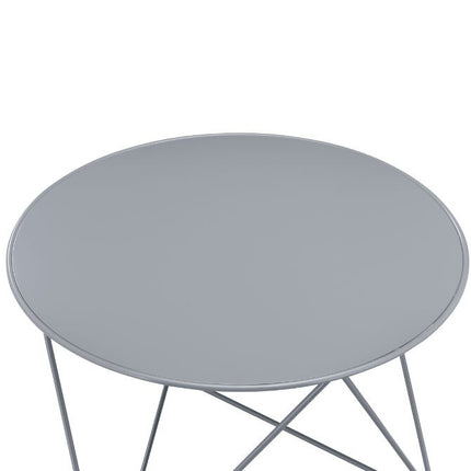 ACME 97843 Epidia Accent Table, Gray Finish