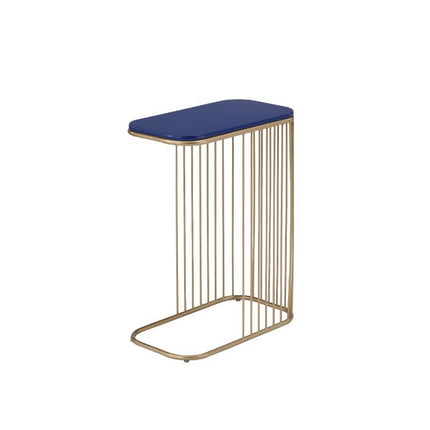 ACME 97844 Aviena Accent Table, Blue & Gold Finish