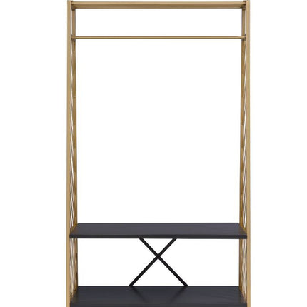 ACME 97850 Pahor Hall Tree, Gold & Black Finish