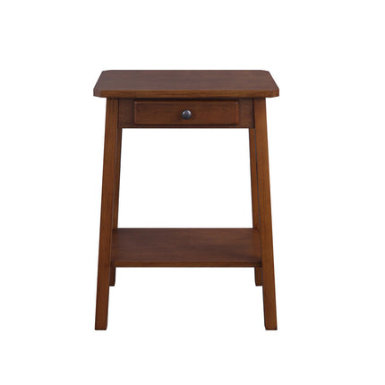 ACME 97858 Kaife Accent Table, Walnut Finish