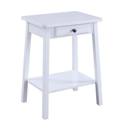 ACME 97859 Kaife Accent Table, White Finish