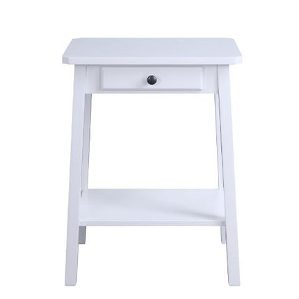 ACME 97859 Kaife Accent Table, White Finish