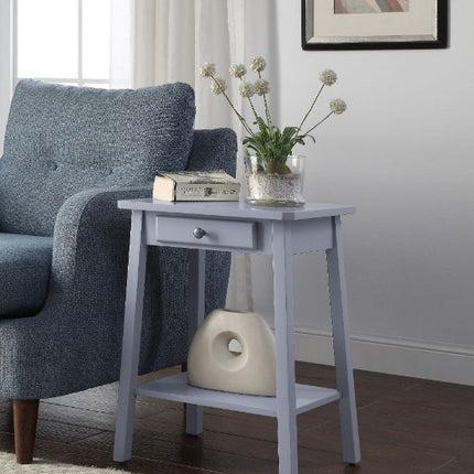 ACME 97860 Kaife Accent Table, Gray Finish
