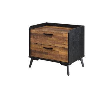 ACME 97972 Jiranty Accent Table, Walnut & Black Finish ACME Furniture