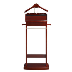 ACME 97980 Etla Built-in USB Port Valet Stand, Espresso Finish