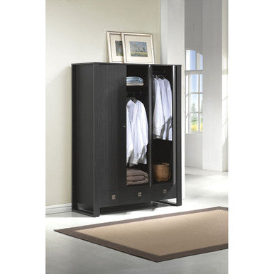 ACME 98091 Alexis Wardrobe, Espresso (1Set/3Ctn) ACME Furniture