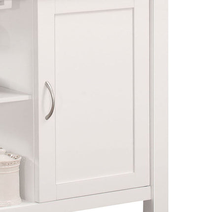 ACME 98320 Ottawa Kitchen Cart, Black & White