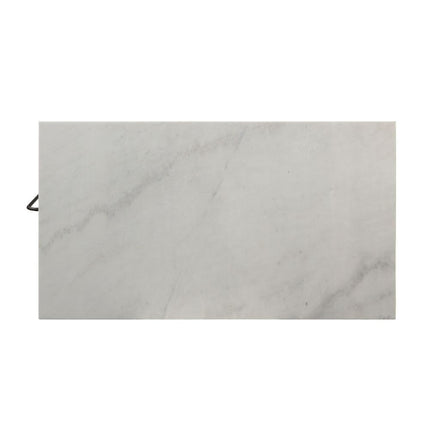 ACME 98400 Lanzo Kitchen Island (Counter), Marble & Gunmetal
