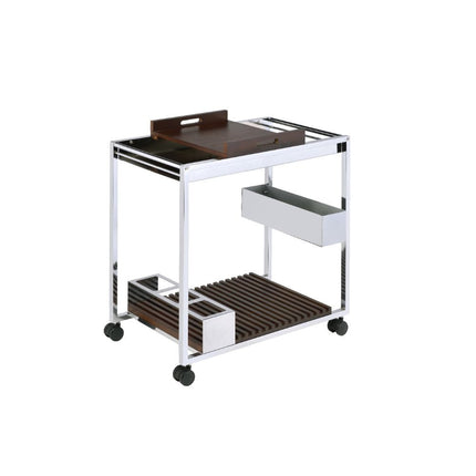 ACME 98420 Lisses Serving Cart, Chrome