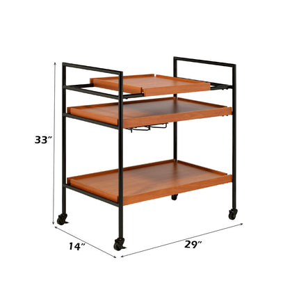 ACME 98675 Oaken Serving Cart  3