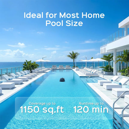 WYBOT B1 Cordless Robotic Pool Cleaner WYBOT
