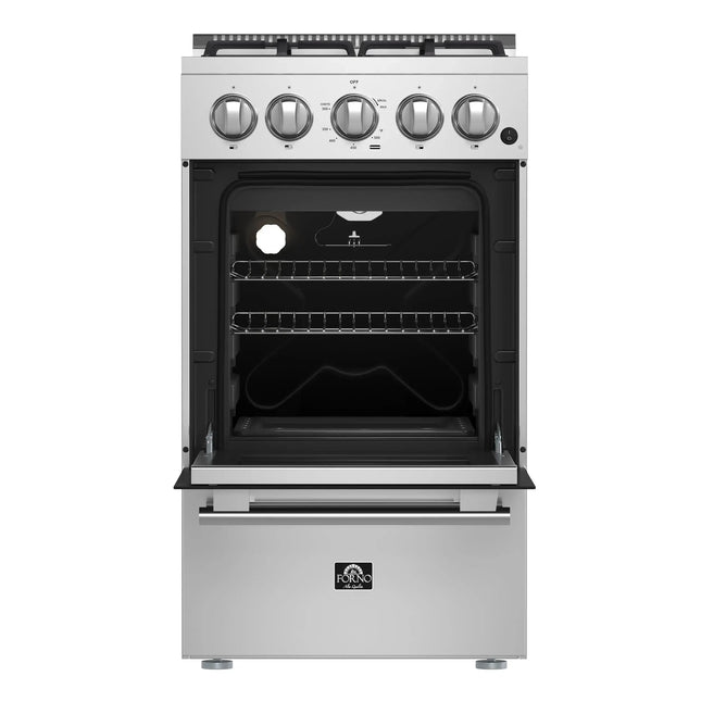 Forno Lamazze 20-Inch Freestanding Gas Range, Compact Design, Energy Efficient FORNO