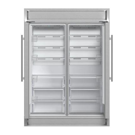 Forno Maderno 2-28-Inch Wide Convertible Refrigerator/Freezer, Decorative Trim, 27.2 cu.ft, 84-Inch High, ENERGY STAR Certified FORNO