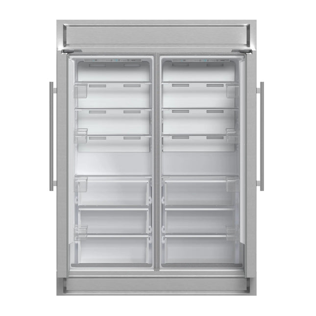 Forno Maderno 2-28-Inch Wide Convertible Refrigerator/Freezer, Decorative Trim, 27.2 cu.ft, 84-Inch High, ENERGY STAR Certified FORNO