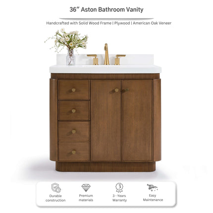 Aston 36" Bath Vanity Set Ancerre Designs