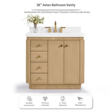 Aston 36" Bath Vanity Set Ancerre Designs