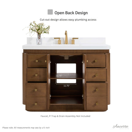 Aston 48" Bath Vanity Set Ancerre Designs
