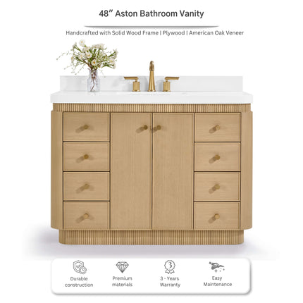 Aston 48" Bath Vanity Set Ancerre Designs