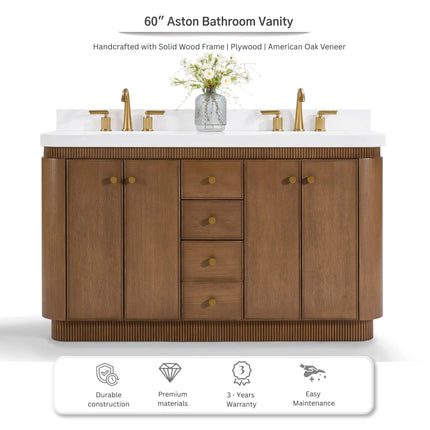 Aston 60" Bath Vanity Set Ancerre Designs