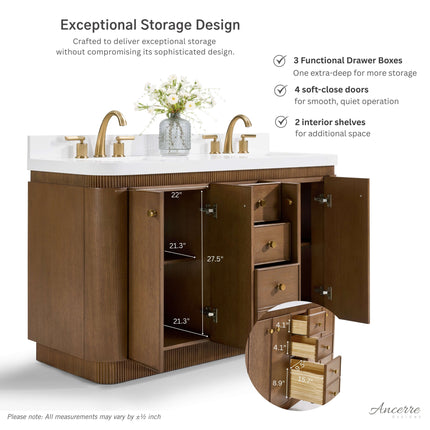 Aston 60" Bath Vanity Set Ancerre Designs