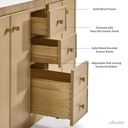 Aston 60" Bath Vanity Set Ancerre Designs