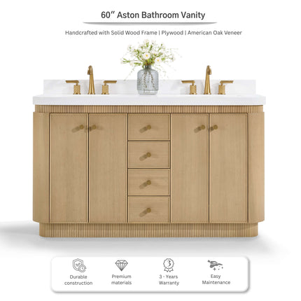 Aston 60" Bath Vanity Set Ancerre Designs