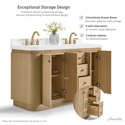 Aston 60" Bath Vanity Set Ancerre Designs