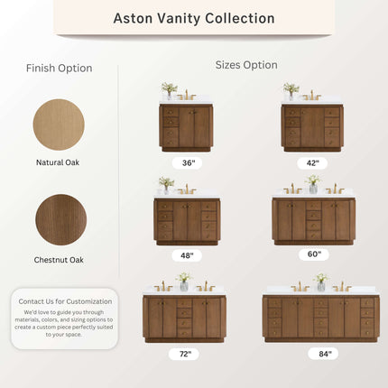 Aston 72" Bath Vanity Set Ancerre Designs