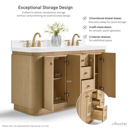 Aston 72" Bath Vanity Set Ancerre Designs