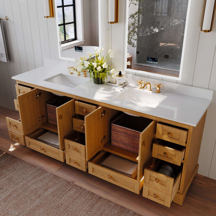 Audrey Bathroom Vanity in Sienna Finish Ancerre Designs