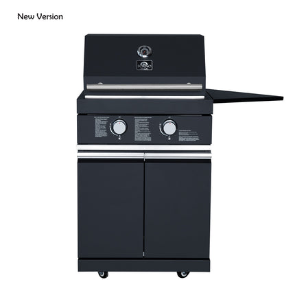 Forno All’Aperto 99,600 BTU Outdoor Kitchen, 5 Burners, Infrared Burners, Side Burner, Black Sintered Stone Countertops, Gas Pizza Oven, Sink Module, Bar & Beverage Center FORNO
