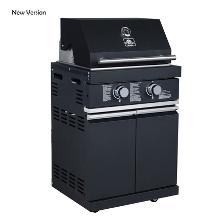 Forno All’Aperto 99,600 BTU Outdoor Kitchen, 5 Burners, Infrared Burners, Side Burner, Black Sintered Stone Countertops, Gas Pizza Oven, Sink Module, Bar & Beverage Center FORNO
