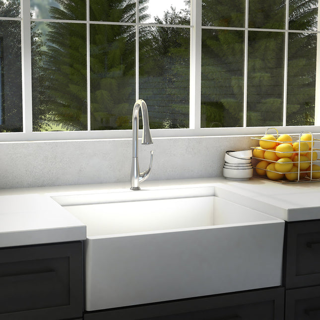 ZLINE Castor Kitchen Faucet in Chrome (CAS-KF-CH)