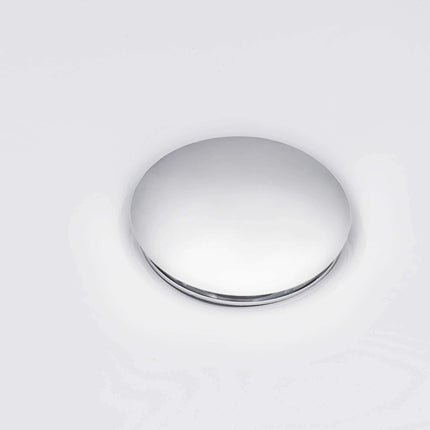 Ruvati Umbrella Style Push Pop-up Drain for Bathroom Sinks without Overflow - Chrome Finish - RVA5102CH Ruvati