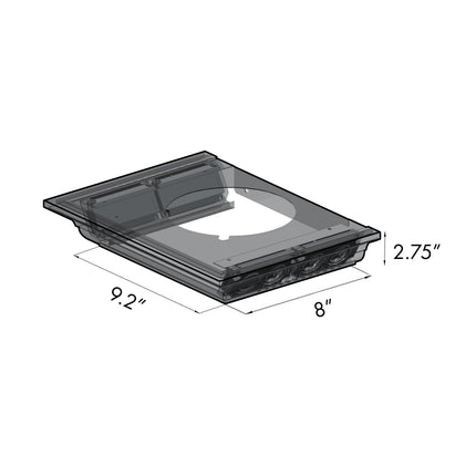 36" ZLINE CrownSound™Ducted Vent Wall Mount Range Hood in Black Stainless Steel with Built-in Bluetooth Speakers (BSKBNCRN-BT-36)